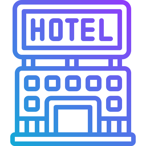 hotel Generic Gradient icoon
