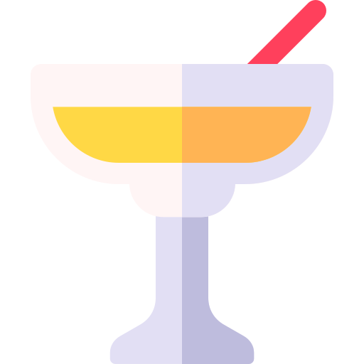 cocktail Basic Rounded Flat Icône