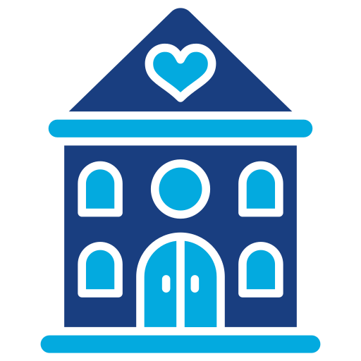 Dolls house Generic Blue icon