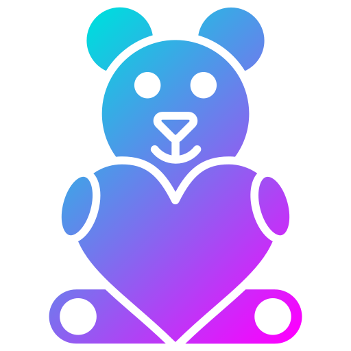Teddy bear Generic Flat Gradient icon