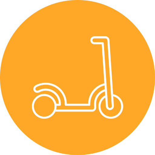 electric scooter Generic Flat иконка