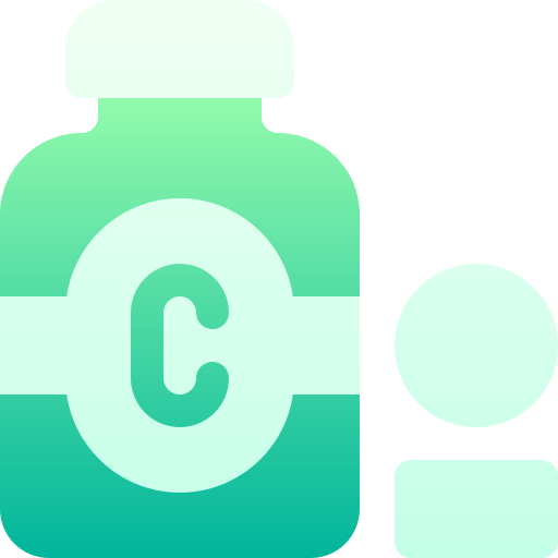 vitamina c Basic Gradient Gradient icona