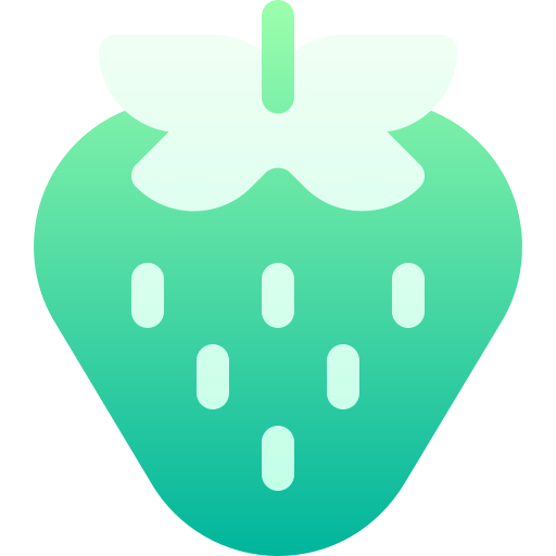 Strawberry Basic Gradient Gradient icon