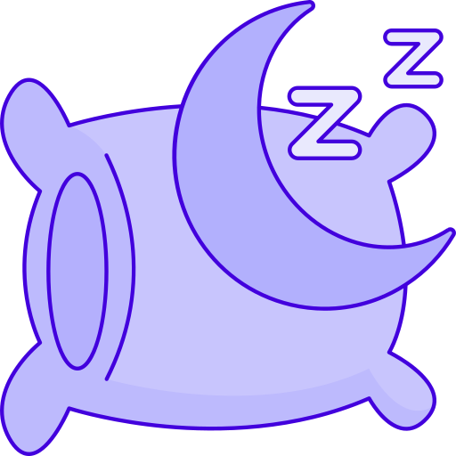 dormido Generic Thin Outline Color icono