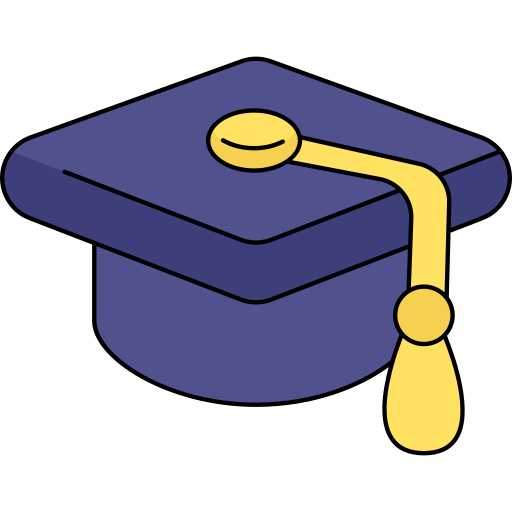 Graduation Generic Thin Outline Color icon