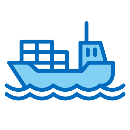 frachtschiff Generic Blue icon