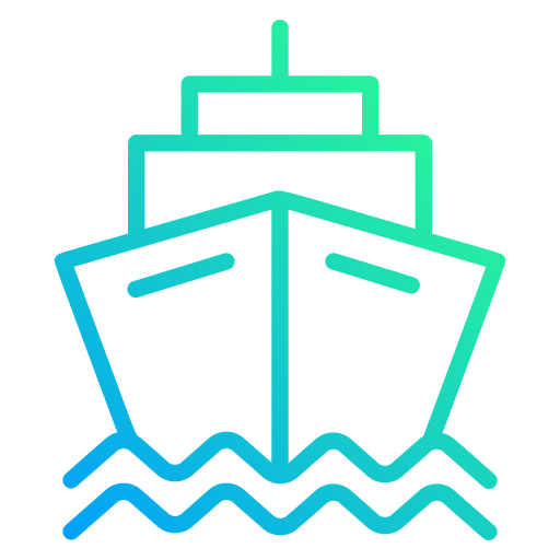 statek towarowy Generic Gradient ikona