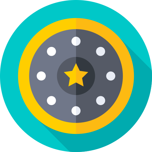 シールド Flat Circular Flat icon
