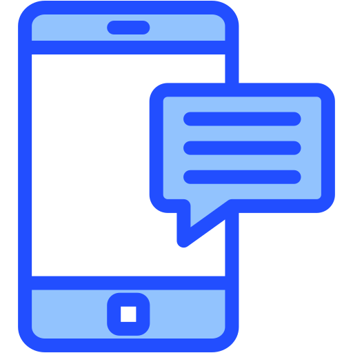 Conversation Generic Blue icon