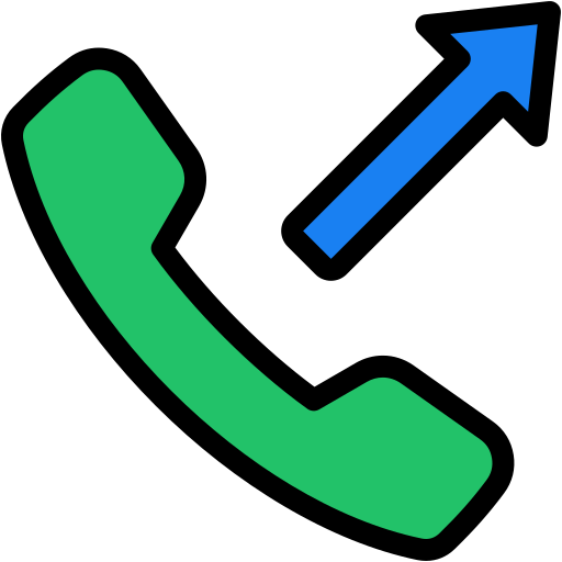 Phone receiver Generic Outline Color icon