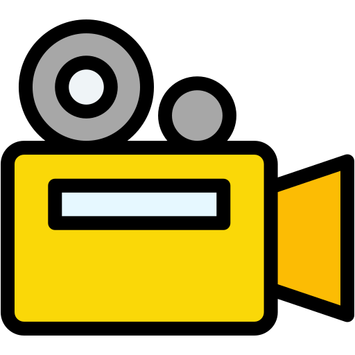 Video Camera Generic Outline Color icon