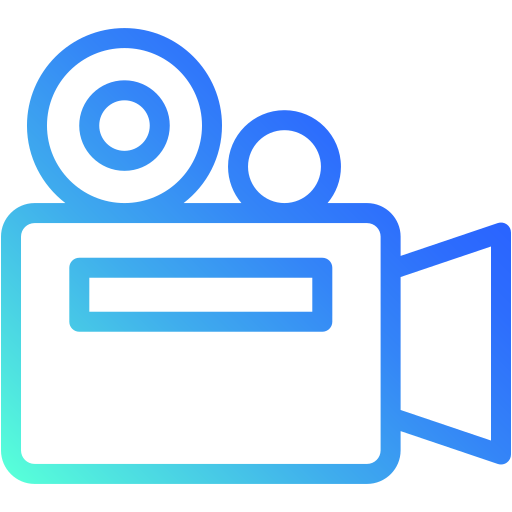 camara de video Generic Gradient icono