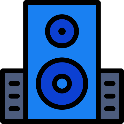 Sound box Generic Outline Color icon