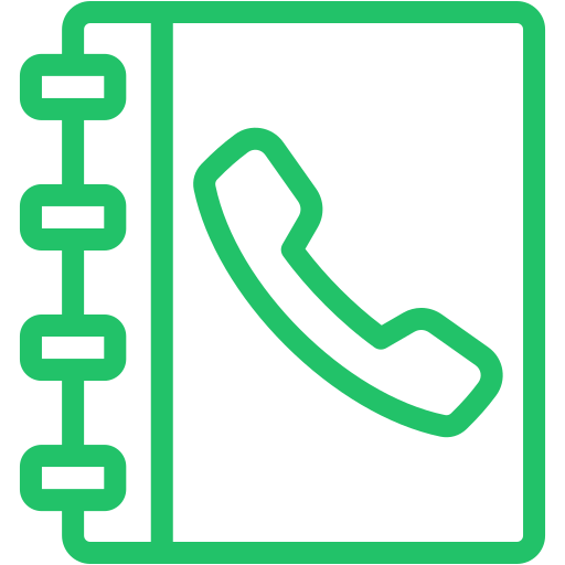 Phone book Generic Simple Colors icon