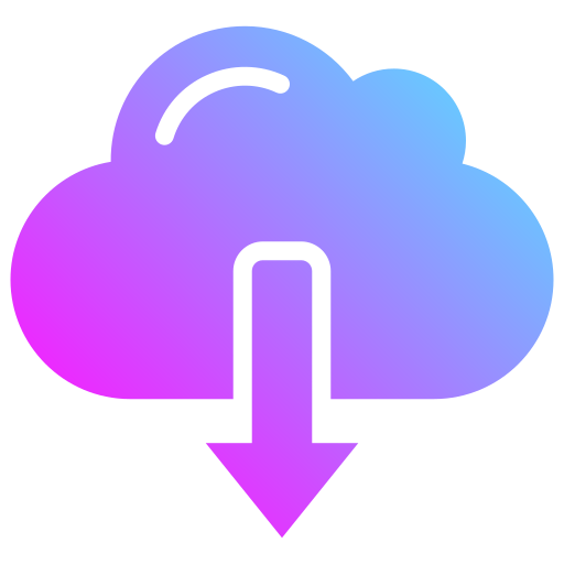 cloud computing Generic Flat Gradient icona
