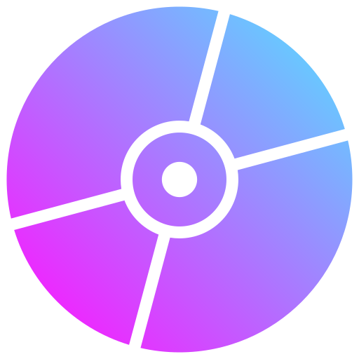 disque Generic Flat Gradient Icône