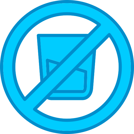 kein alkoholfreies getränk Generic Blue icon