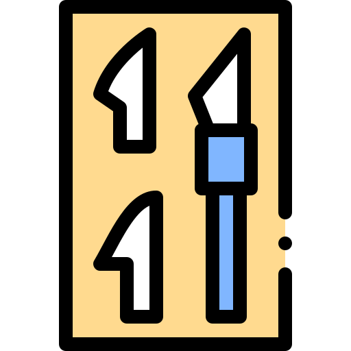 skalpel Detailed Rounded Lineal color ikona