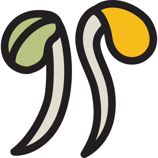 콩나물 Generic Outline Color icon