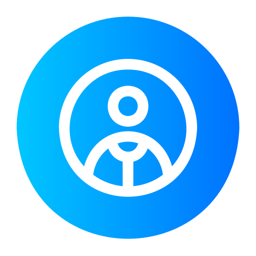 Avatar Generic Flat Gradient icon