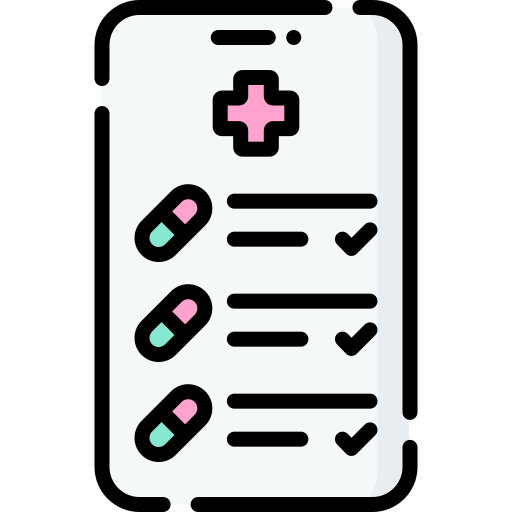 farmacia en línea Special Lineal color icono