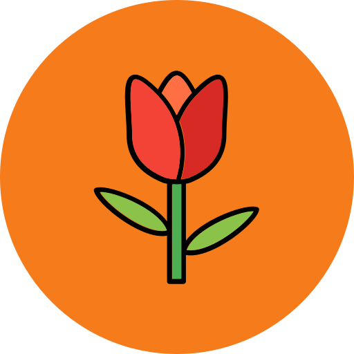 tulipano Generic Outline Color icona