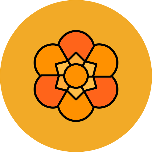 Freesia Generic Outline Color icon