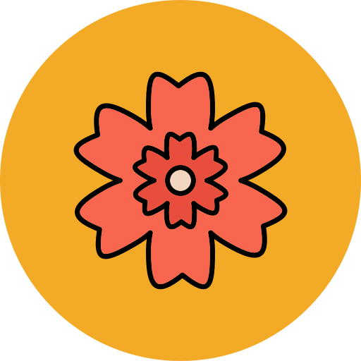 Dianthus Generic Outline Color icon