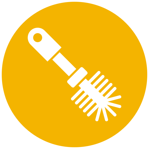 Cleaning brush Generic Mixed icon