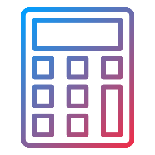 Calculator Generic Gradient icon