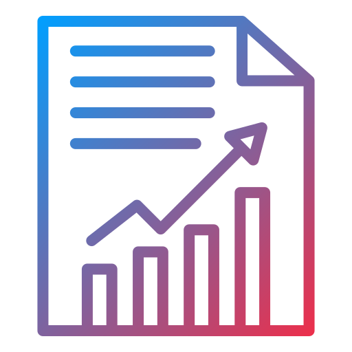 rapporto annuale Generic Gradient icona