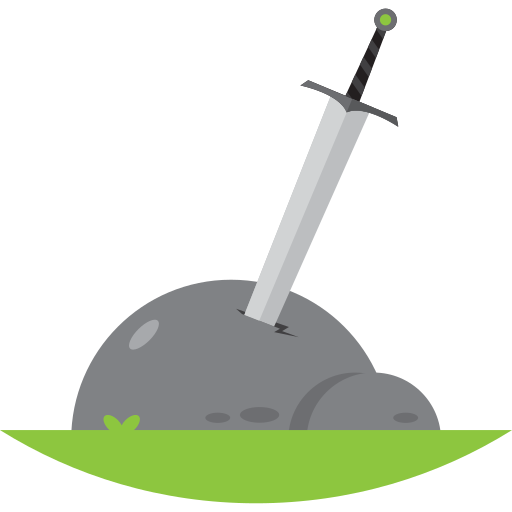 zwaard Generic Flat icoon