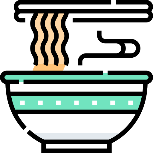ramyeon Detailed Straight Lineal color icon