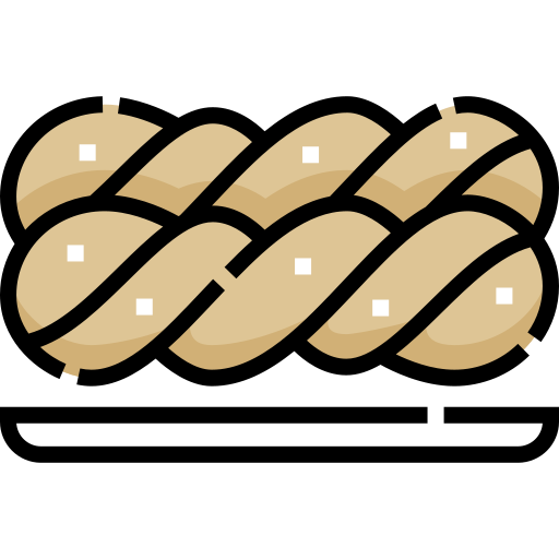 rosquilla retorcida Detailed Straight Lineal color icono