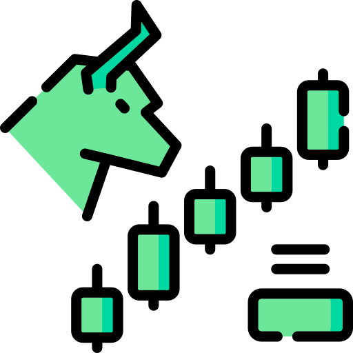 Bull market Special Lineal color icon
