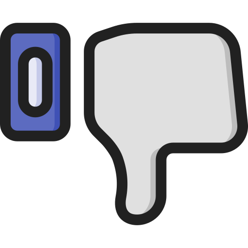 Dislike Generic Outline Color icon