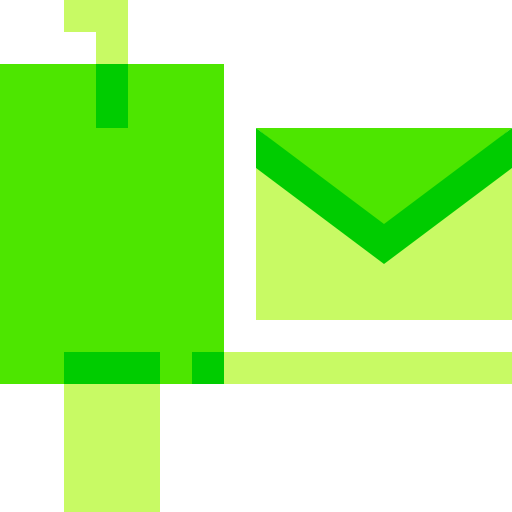 skrzynka pocztowa Basic Sheer Flat ikona