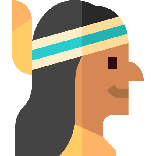 indígena Basic Straight Flat icono