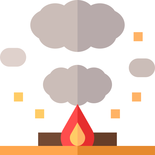 Smoke Basic Straight Flat icon