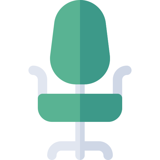 事務用椅子 Basic Rounded Flat icon
