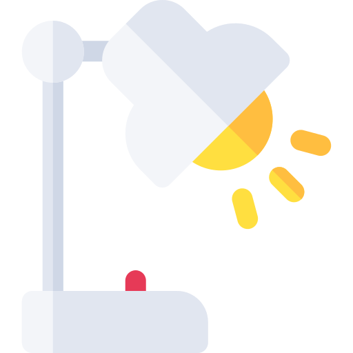 lámpara de escritorio Basic Rounded Flat icono