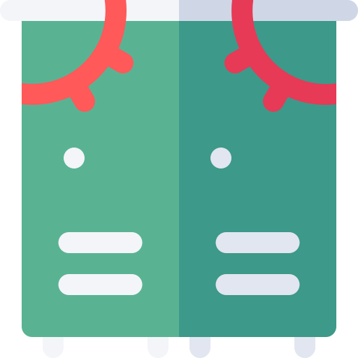 umkleideraum Basic Rounded Flat icon