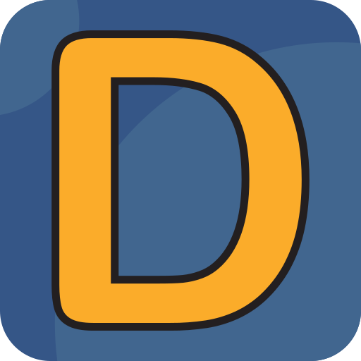 Letter D Generic Outline Color icon