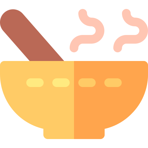 comida caliente Basic Rounded Flat icono