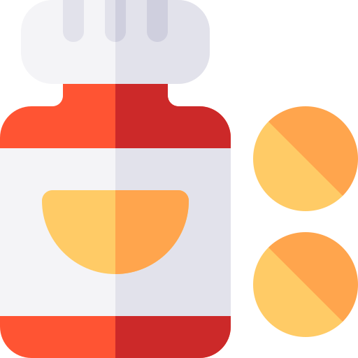 vitamina Basic Rounded Flat icono