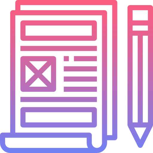 wireframe Nhor Phai Lineal Gradient icono