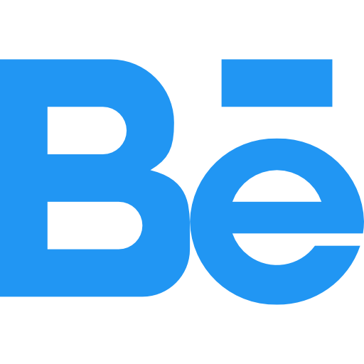 behance Pixel Perfect Flat icono