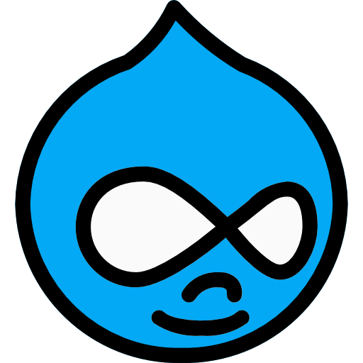 drupal Pixel Perfect Lineal Color icono