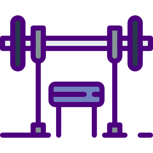 Weightlifting prettycons Lineal Color icon