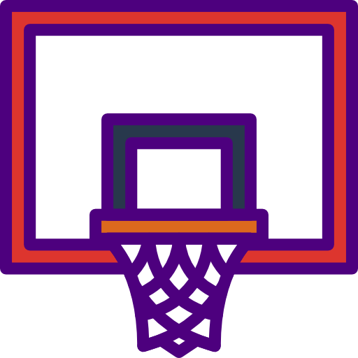 basketball prettycons Lineal Color icon